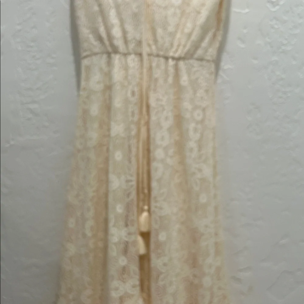 Sundance Cream Lace High Low Dress - Picture 6 of 6